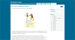 Desktop Screenshot of dyversemusic.com