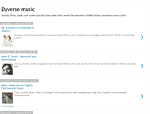 Tablet Screenshot of dyversemusic.com